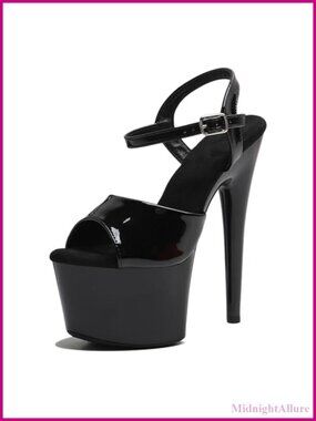 Womens 7in Platform Sandal Heels Ankle Strap Pole Dance Exotic Dancer Shoes